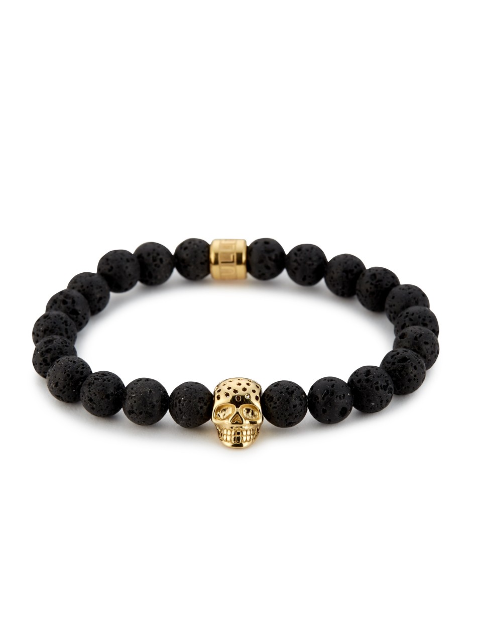 Skull hot sale charm bracelet