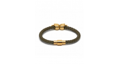 Gold Twin Skull Bracelet image