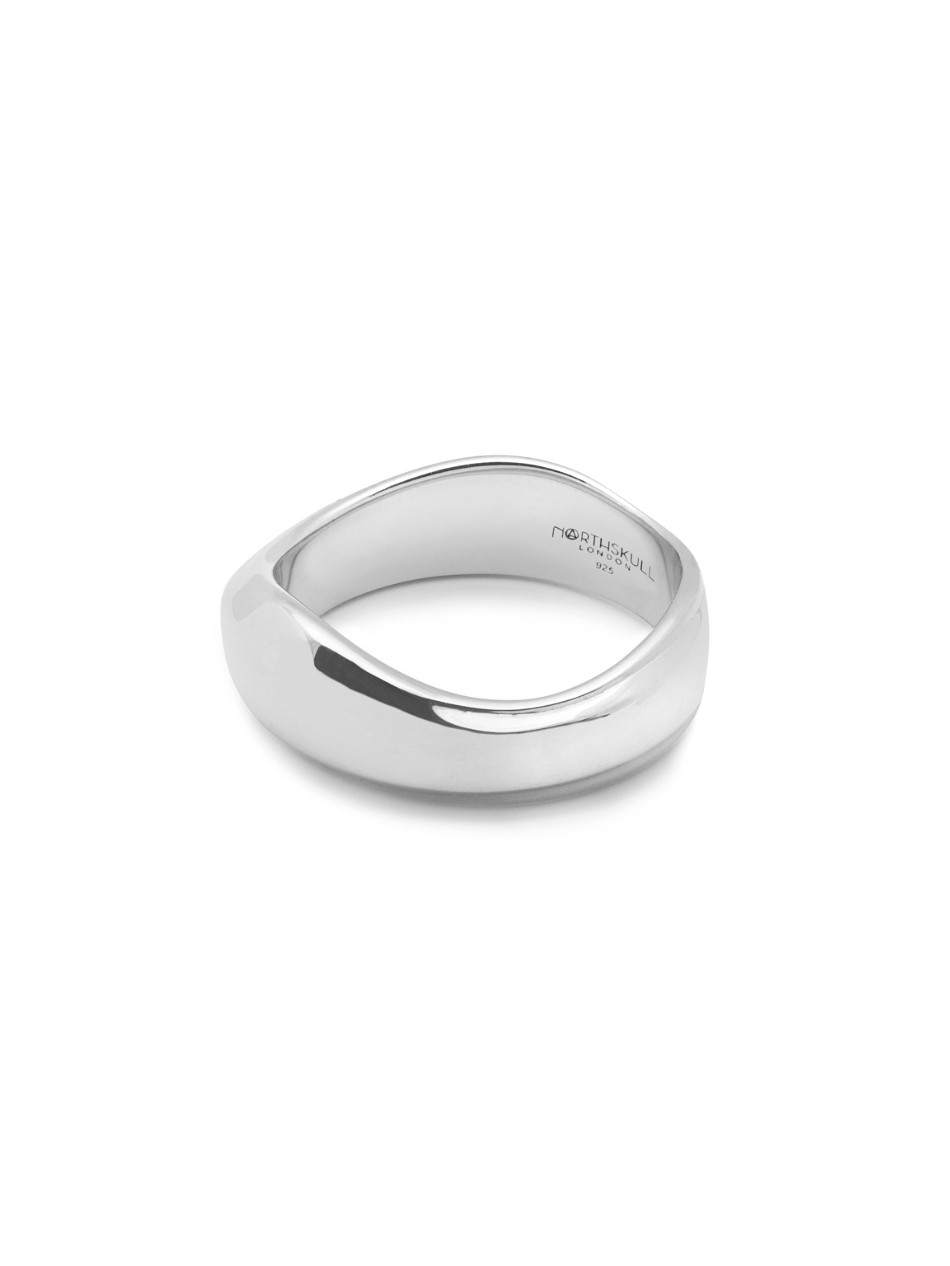 Lydia Tomlinson Erg Curve Ring in Silver