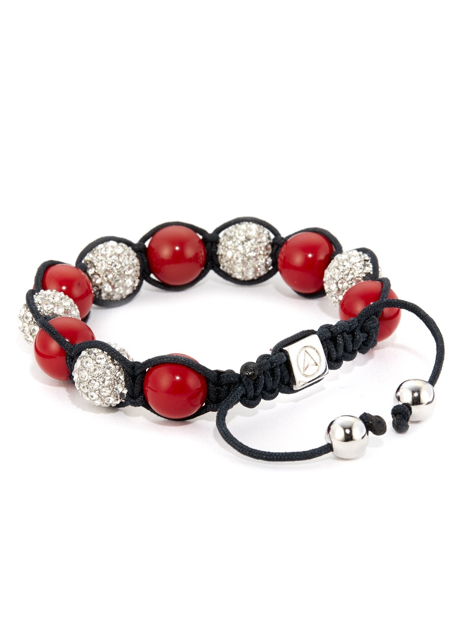 Swarovski coral online bracelet