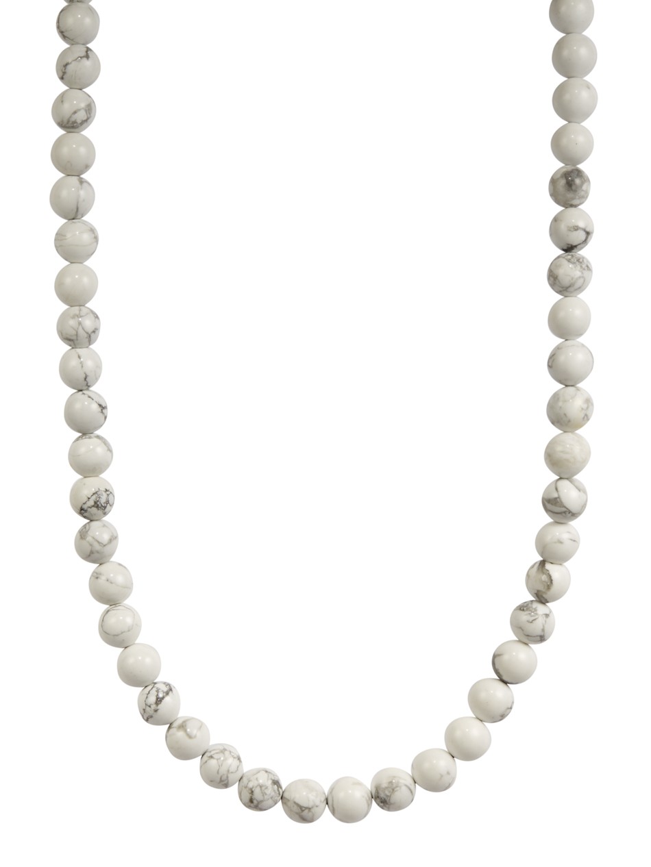 White Howlite Necklace