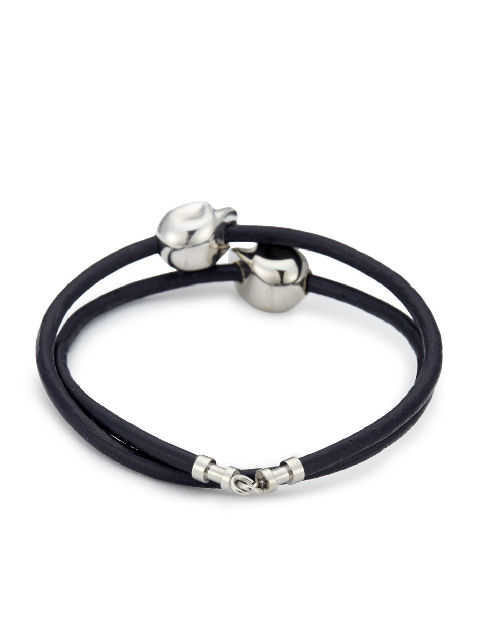 Northskull Atticus skull double wrap hotsell bracelet UNISEX