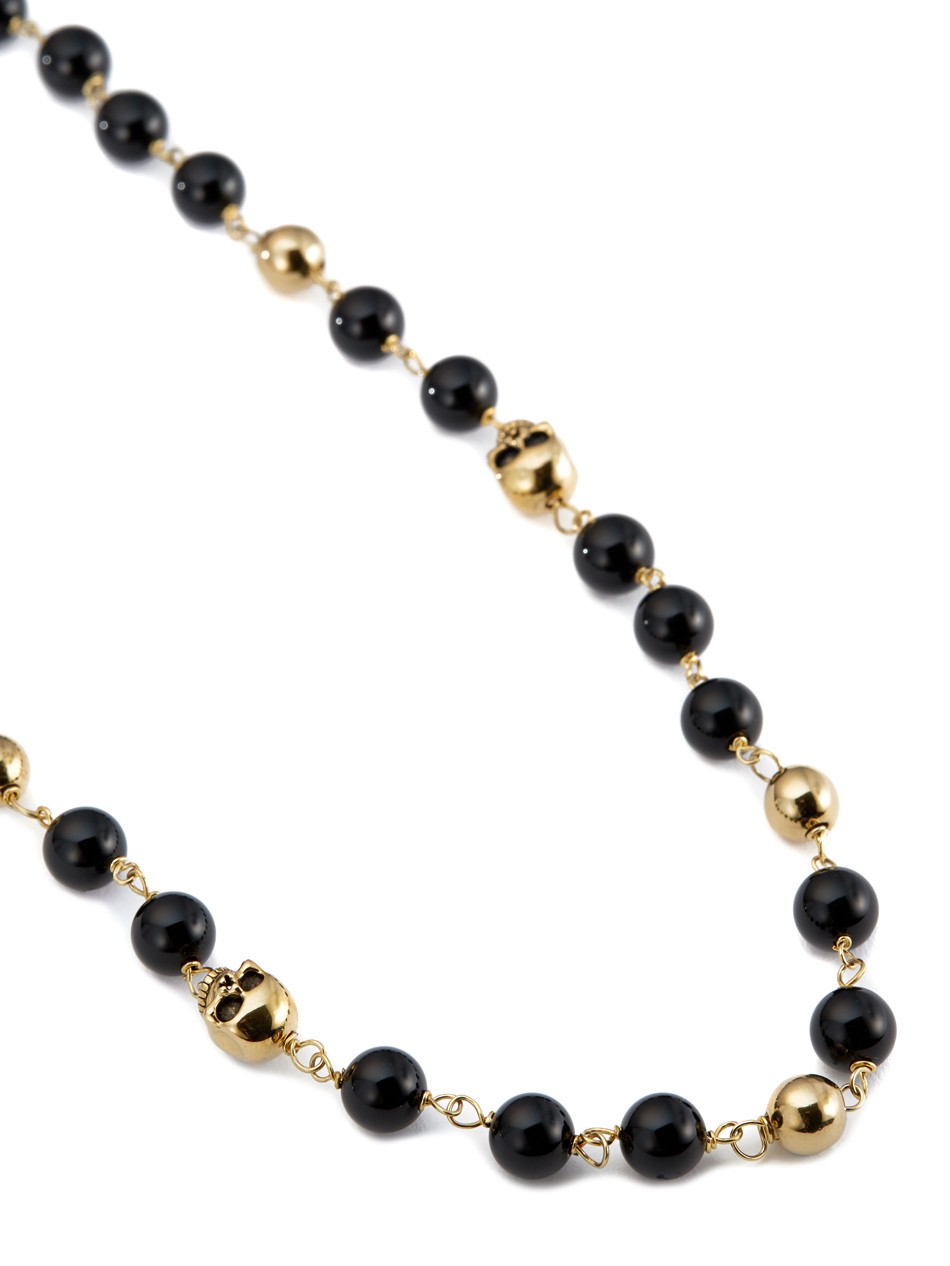 black and gold rosary