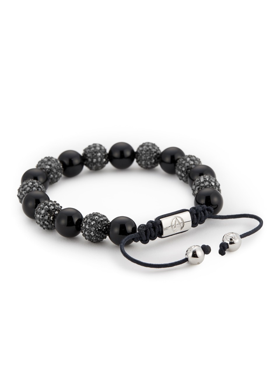 Swarovski black sales crystal bracelet