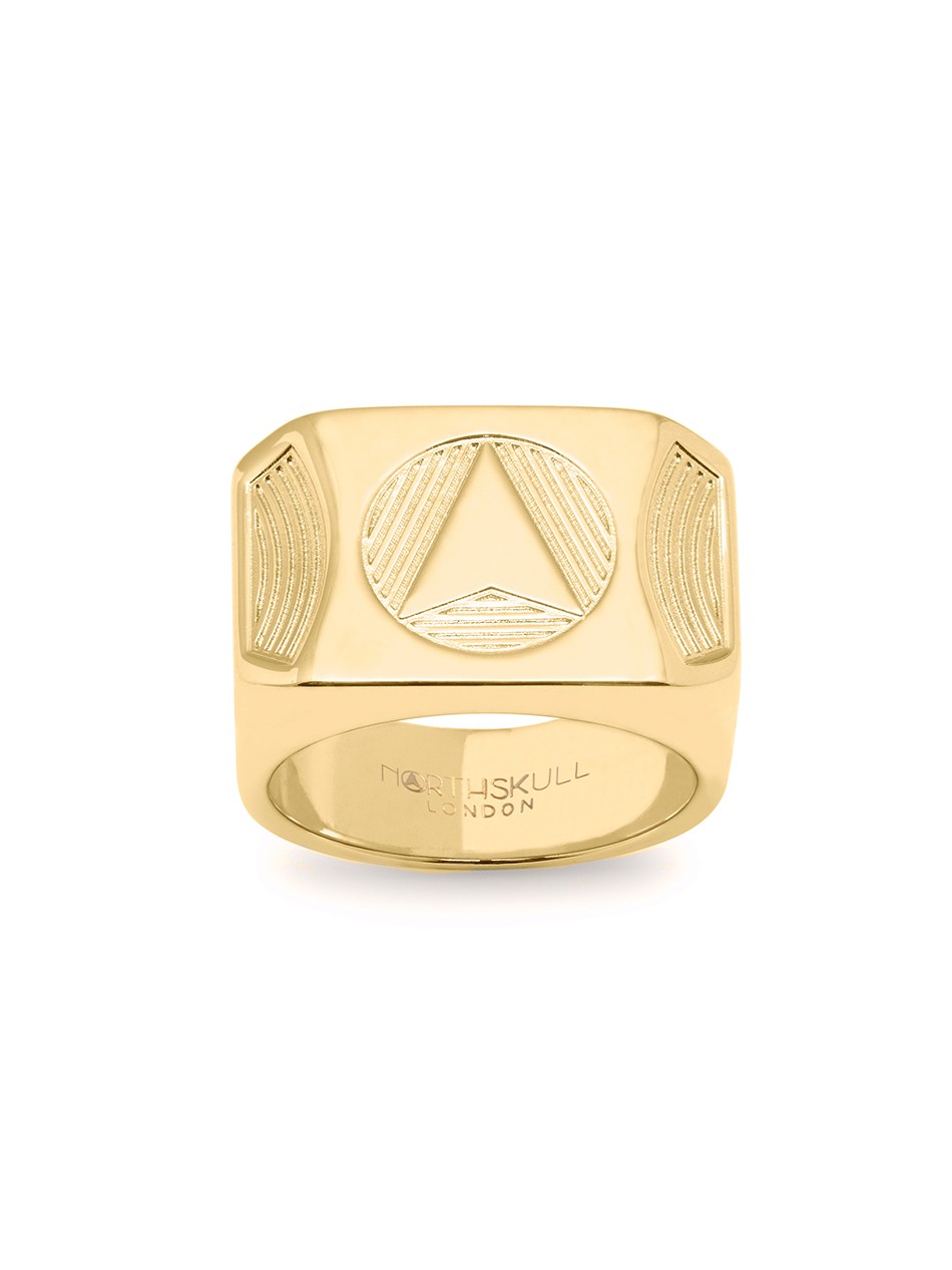 Ring in Gold, Northskull Mens Ring