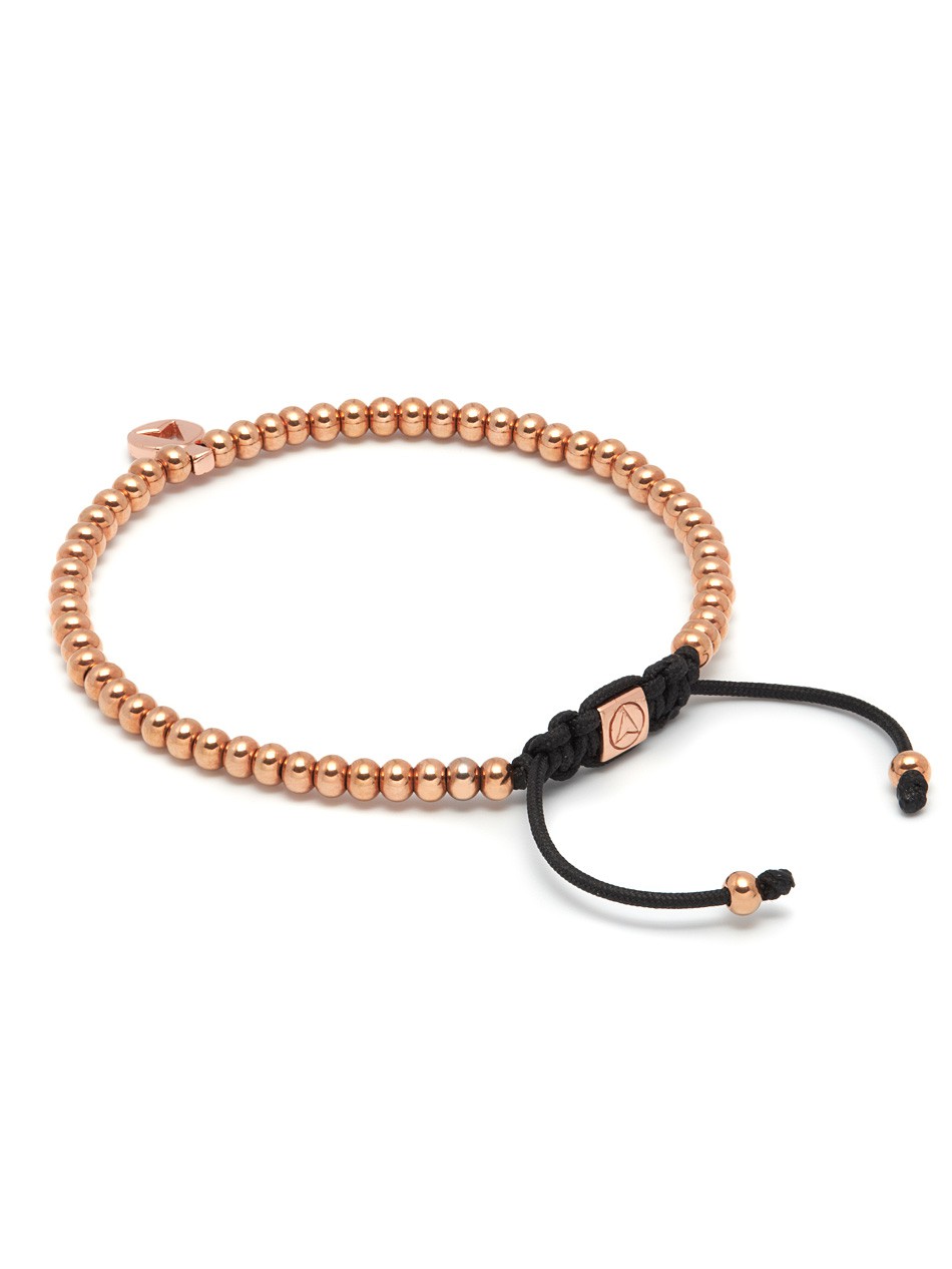 Rose gold 2025 drawstring bracelet