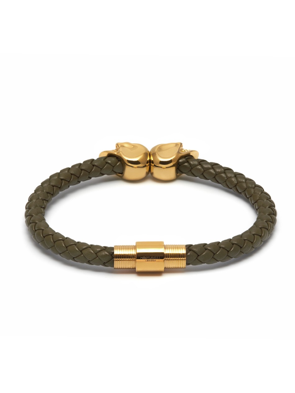 Gold Twin Skull Bracelet image