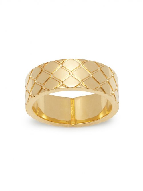 Fence Ring in Gold, Northskull Exclusive Mens Designer Rings