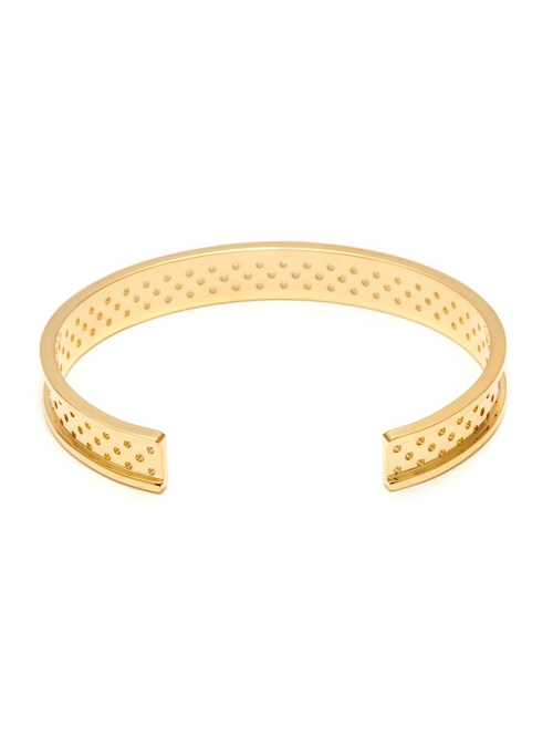 Perforated Gold Cuffs for Men, Designer Bangles Online