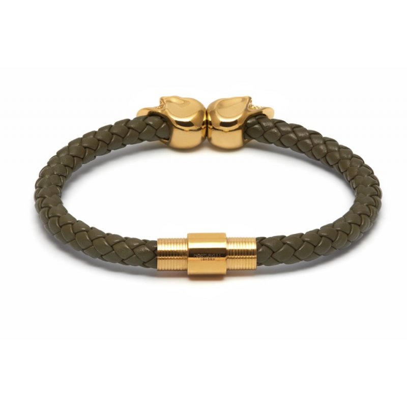 Gold Twin Skull Bracelet image